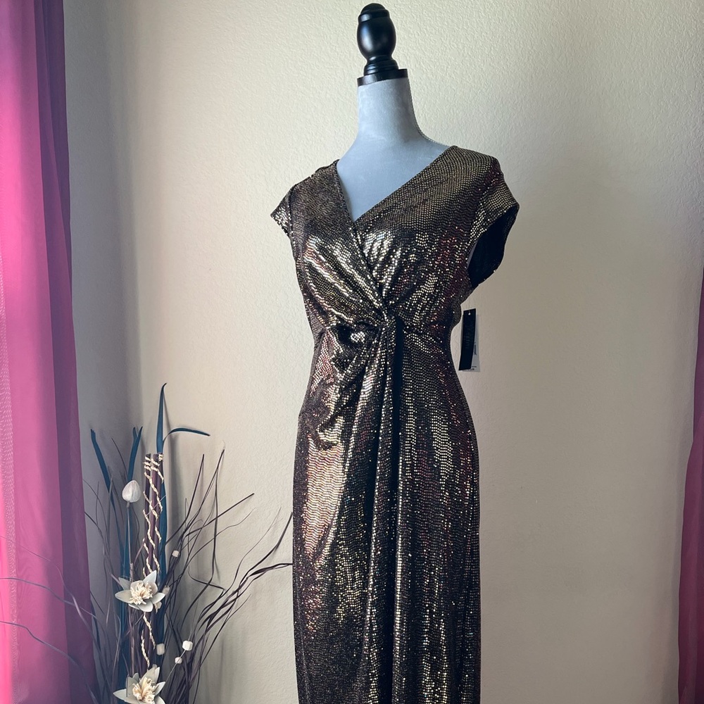 (JMSTUDIO) Gold Sequin Dress